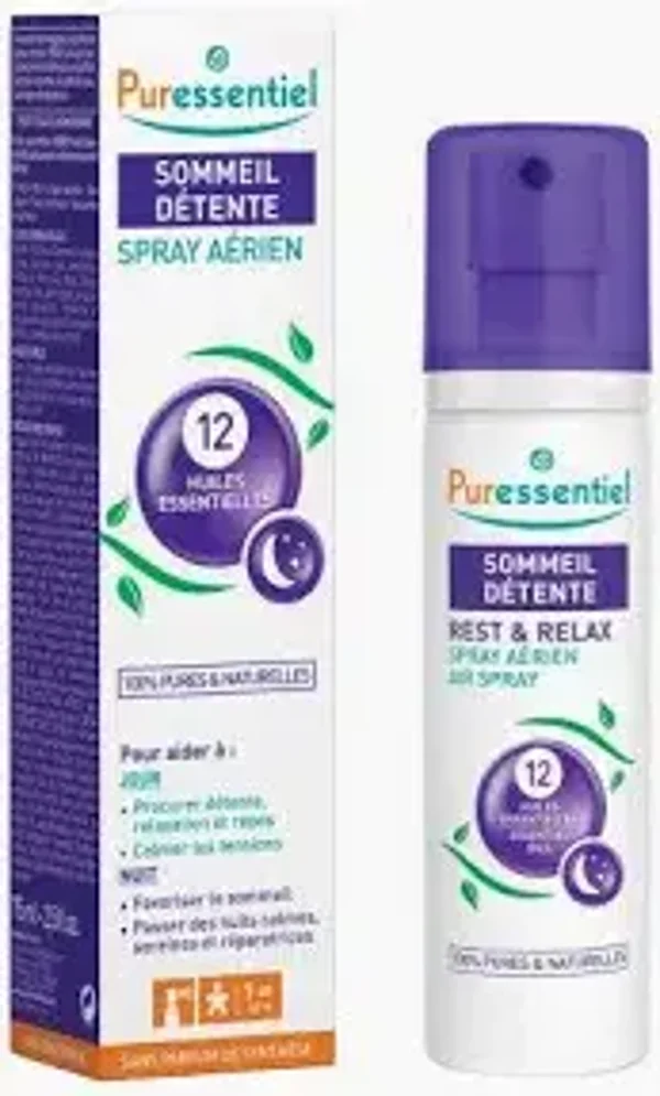 Puressentiel Spray Sommeil Détente aux 12 Huiles Essentielles 75 ml