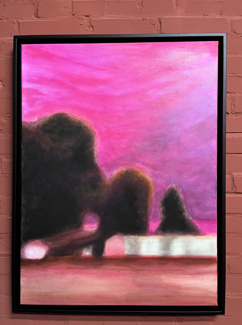 Schilderij Grensgebied door Lousco