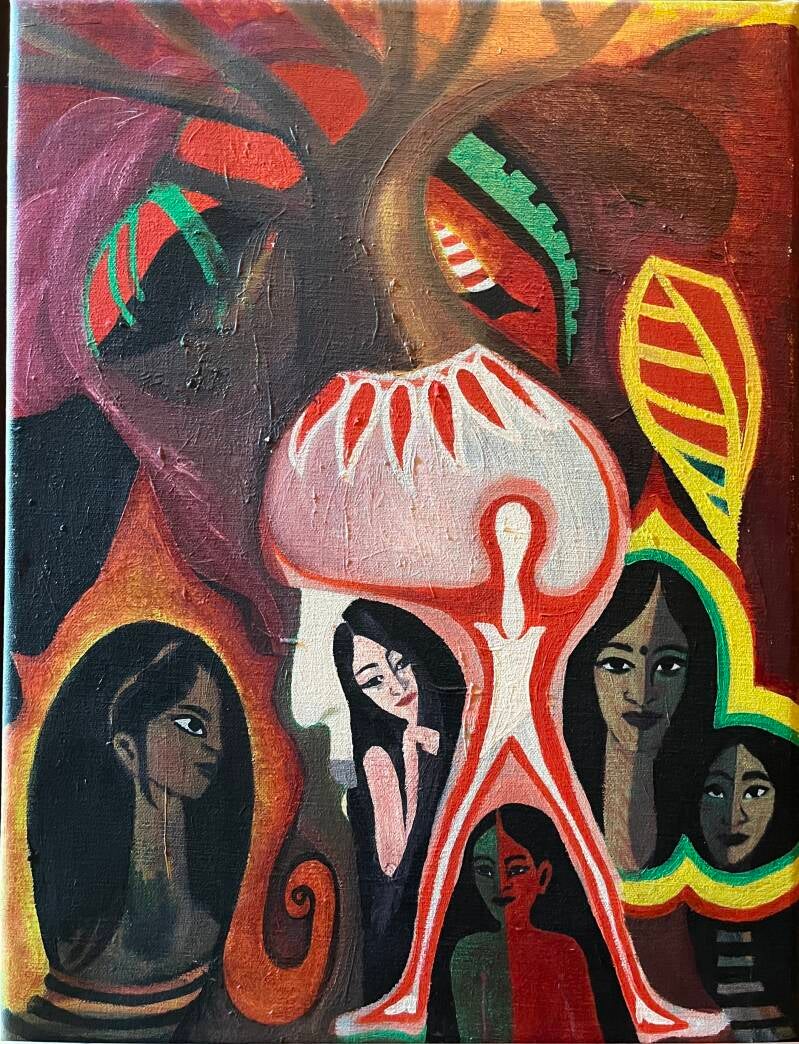 Soulco11  Schilderij - Aziatische tak