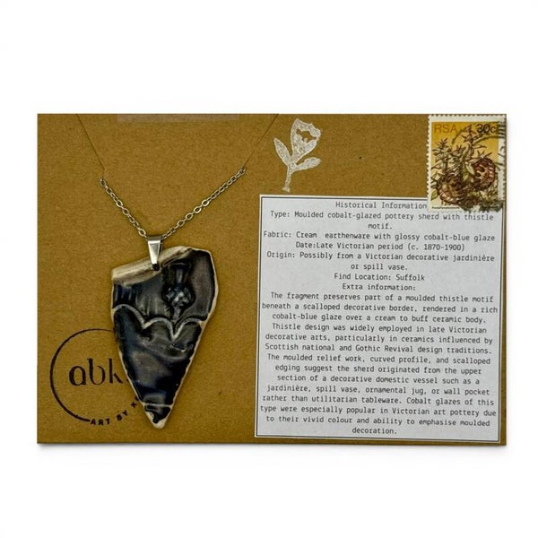Thistle Blue Pendant