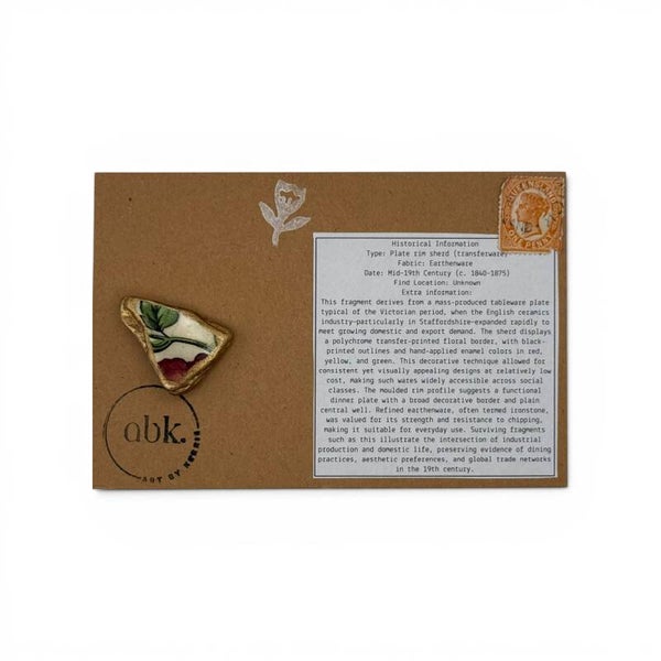 Coloured Floral Brooch