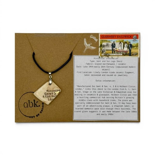 Gent & Son Logo Pendant