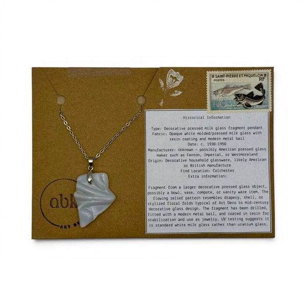 Opaque Glass Pendant