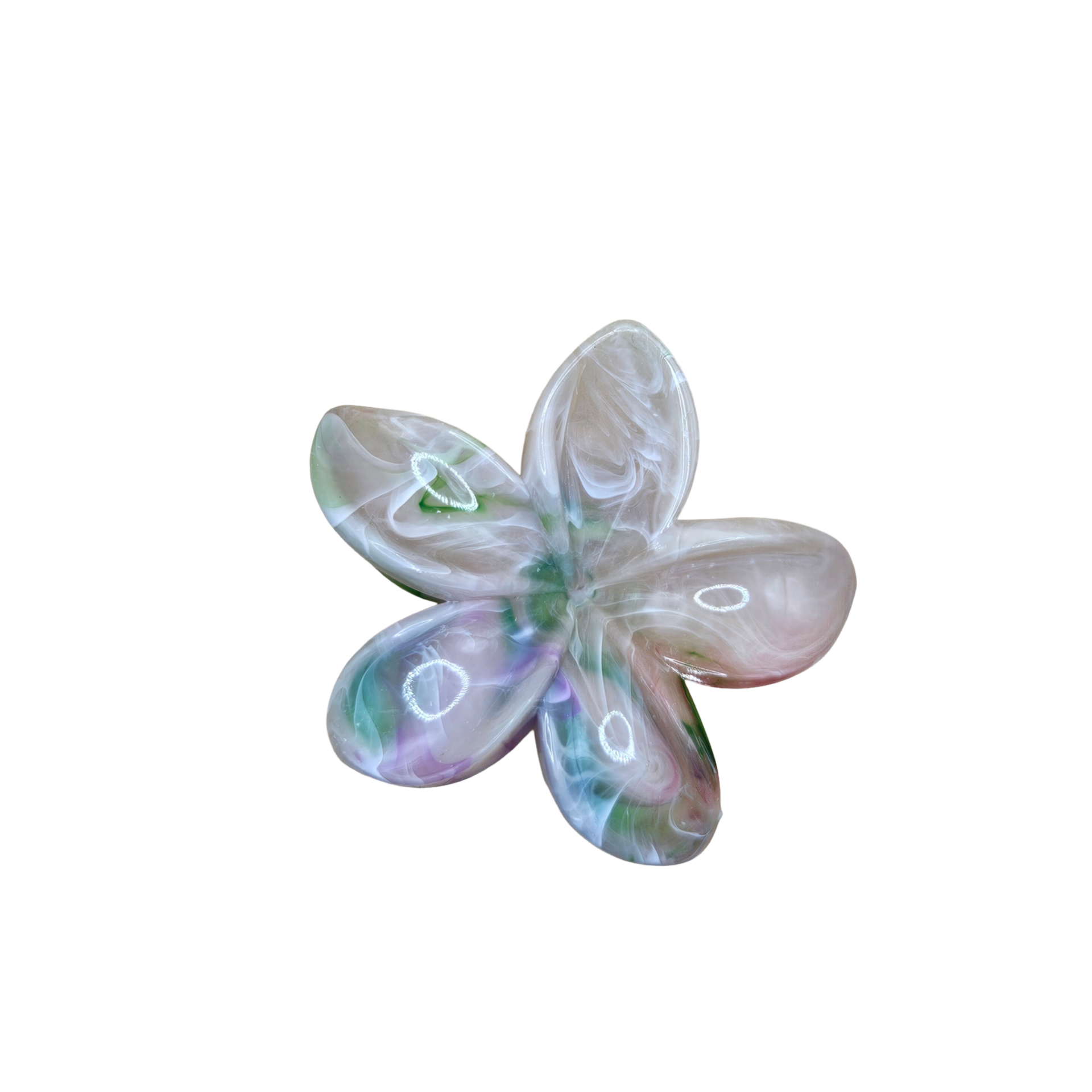 Haarclip flower multicolour