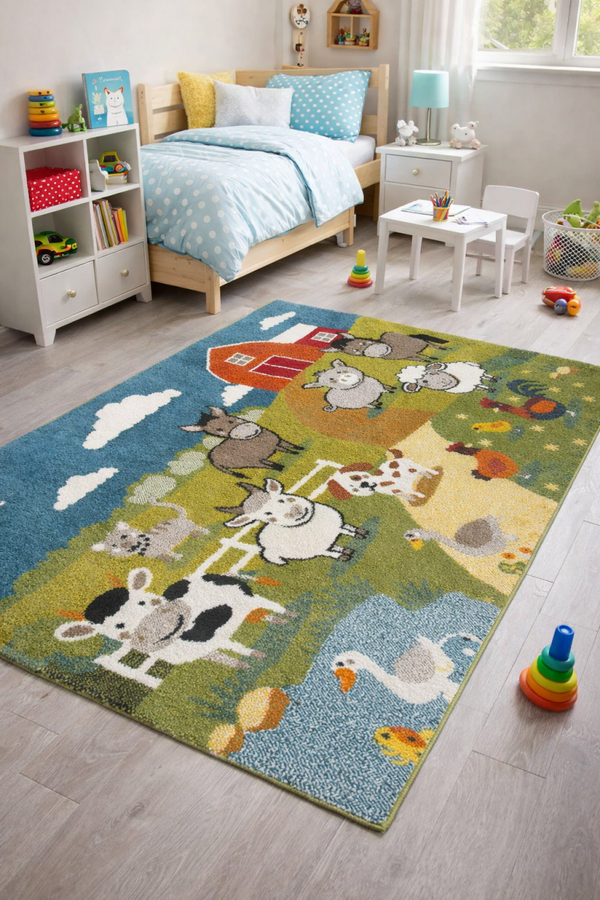 Sunny Farm Kids Rug