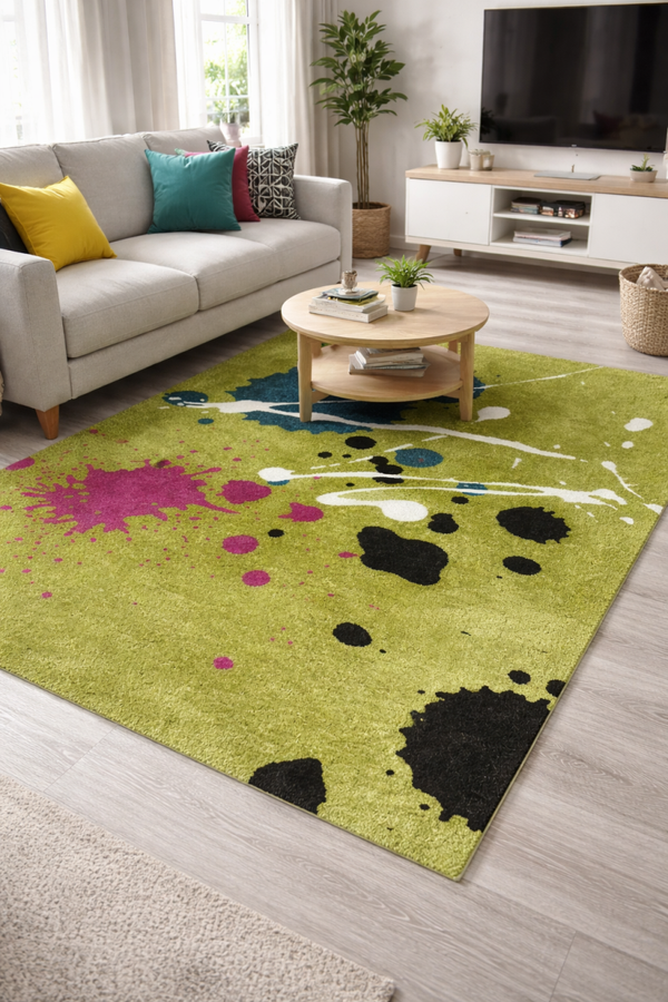 Anatolian Splash – Turkish Polypropylene Area Rug