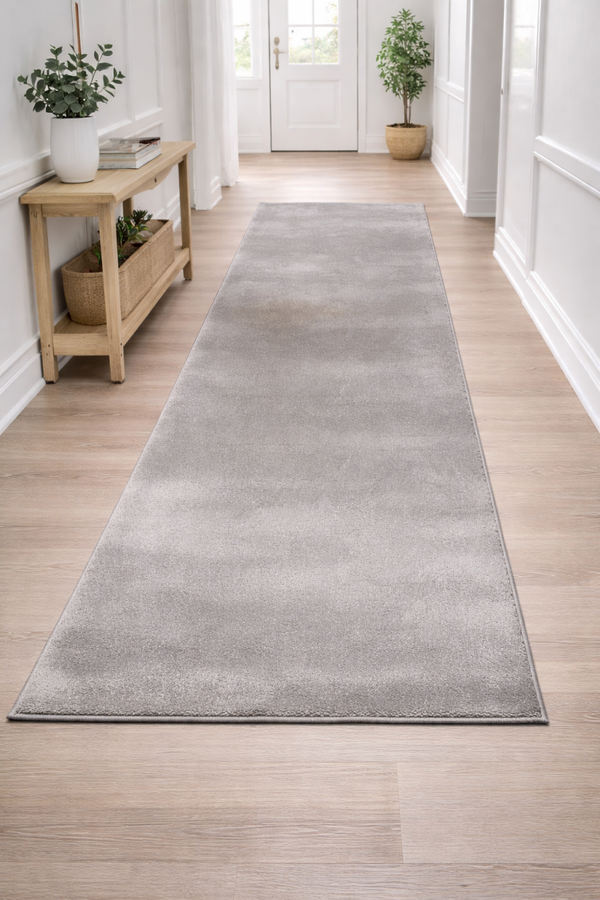 Silver Cloud Turkish Polypropylene Runner