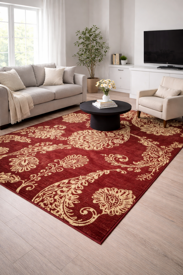 Royal Paisley Turkish Polypropylene Rug