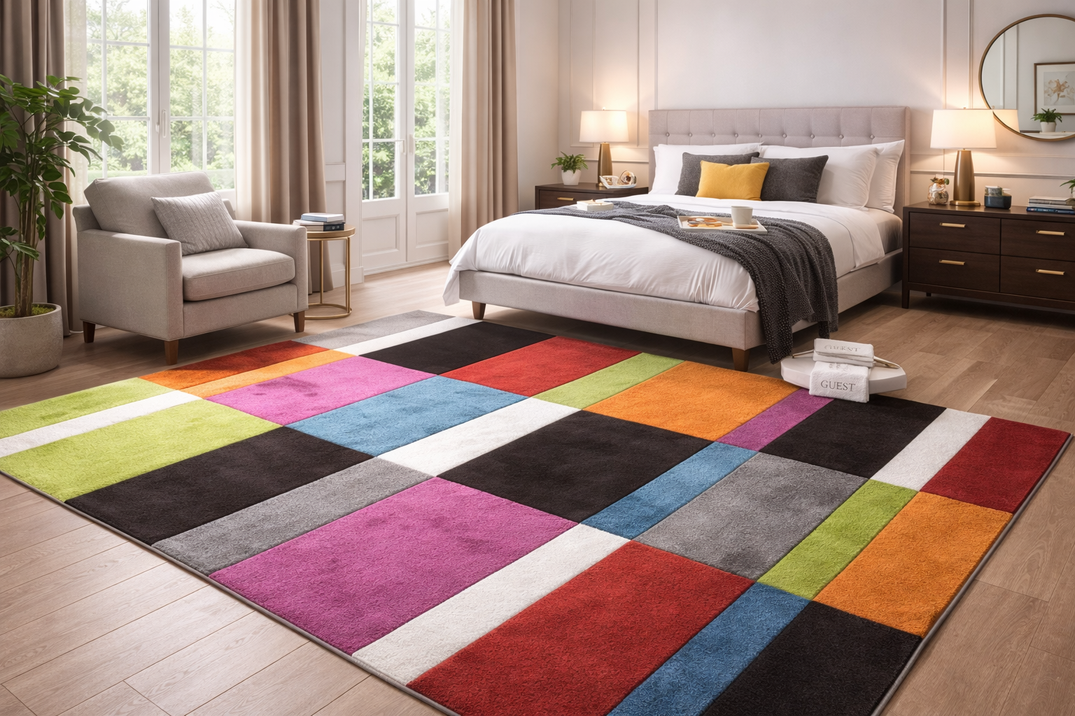 Variant Coloured Turkish Rug