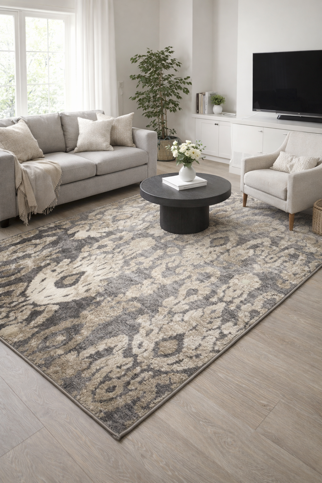 Anatolian Ikat Turkish Polypropylene Rug