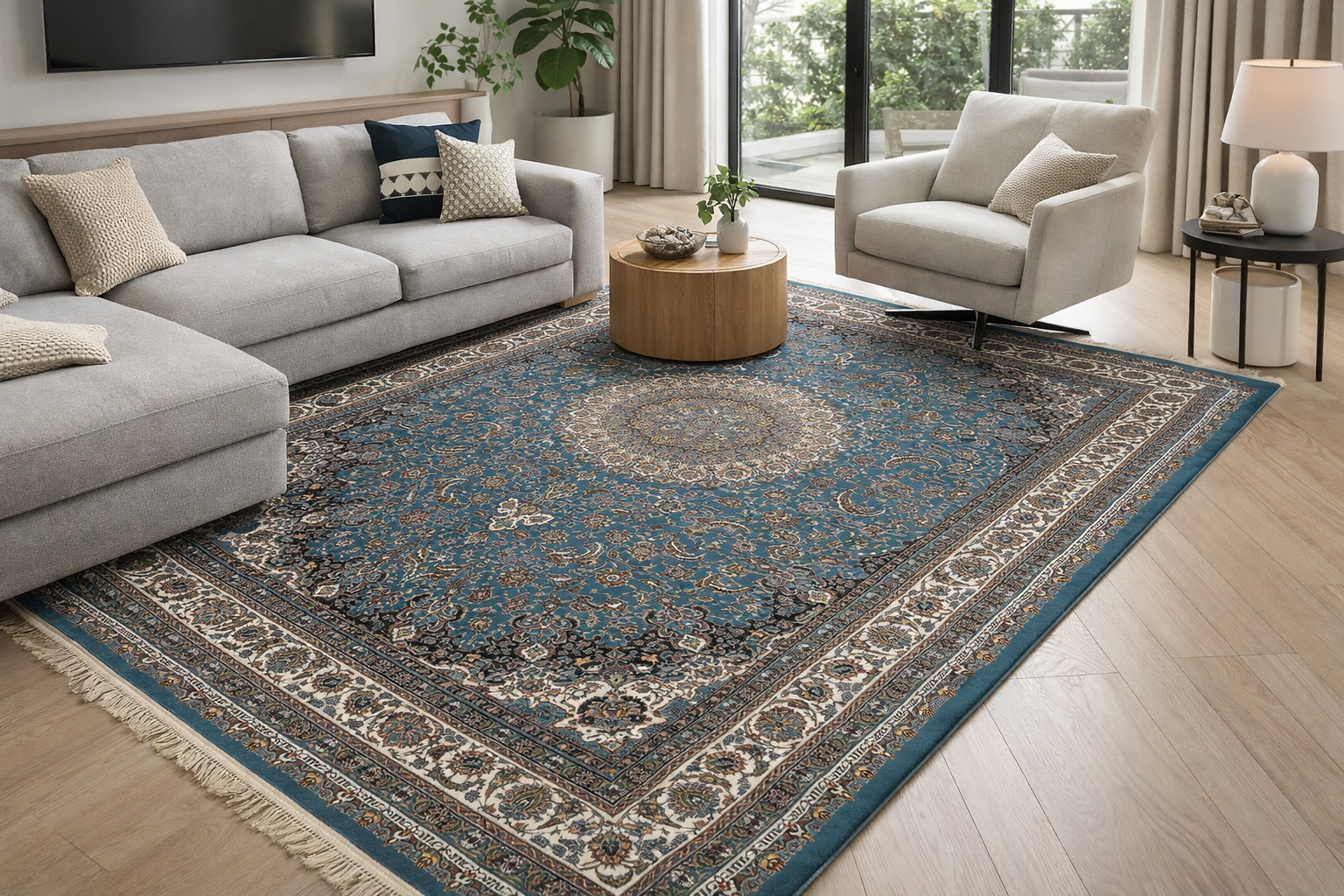 Safavid Blue Heritage Rug