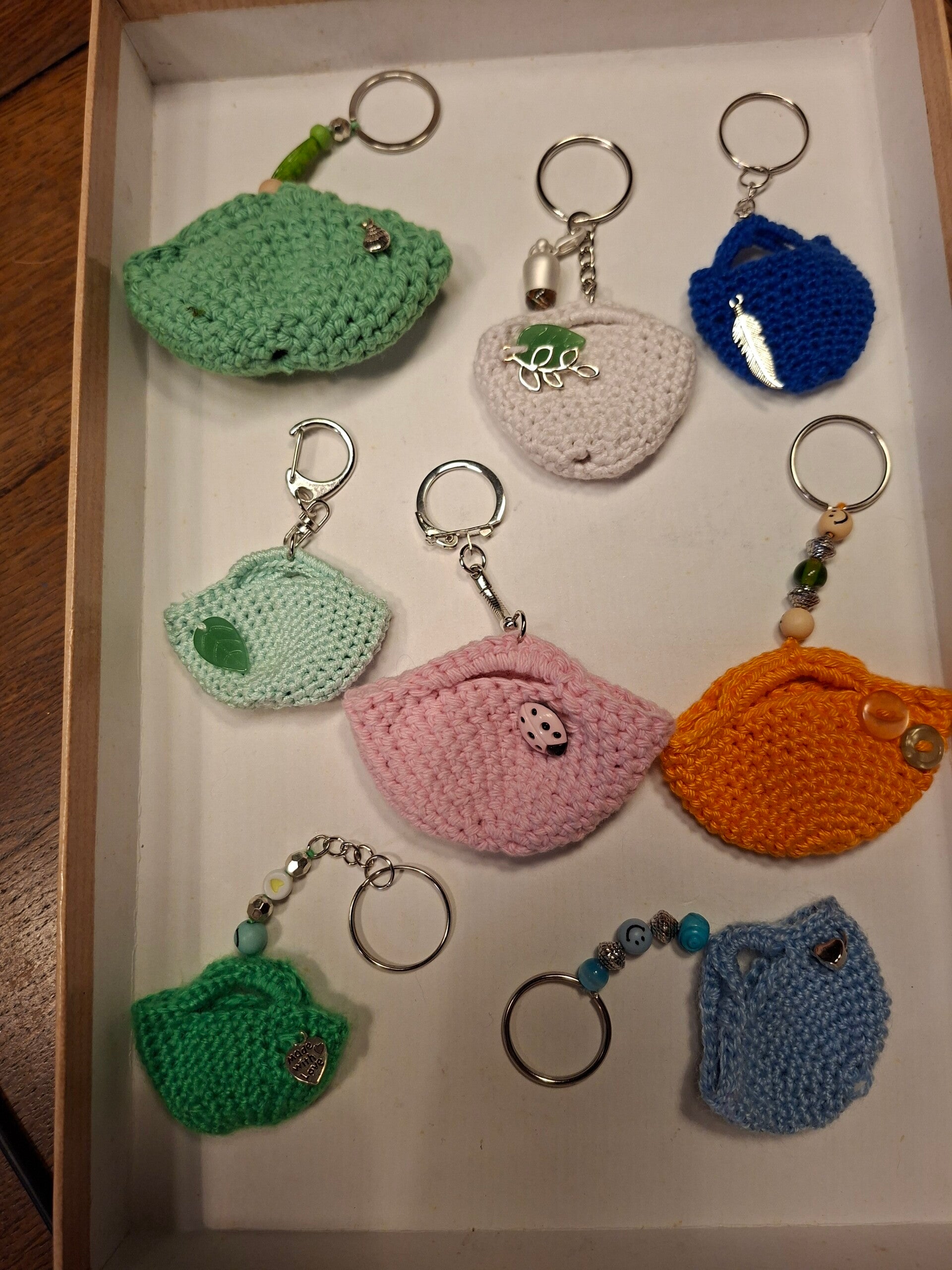 Porte clé petit sac