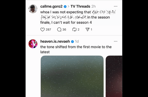 Threads s’équipe d’un filtre anti-spoilers pour préserver la magie des séries