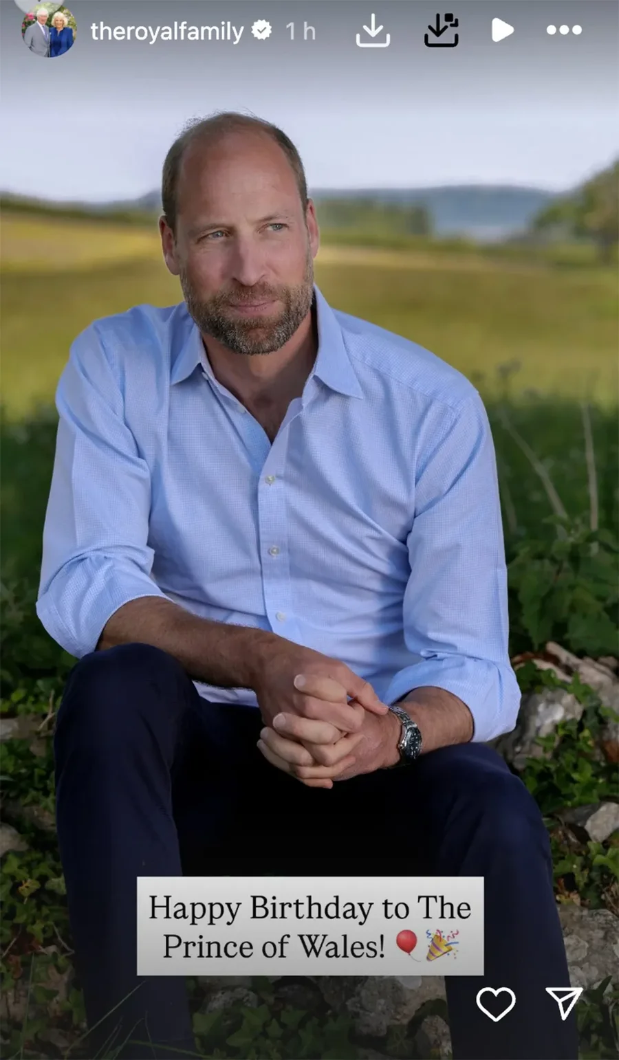 Prince William fête ses 43 ans entouré de chiots : une image intime signée Kate Middleton