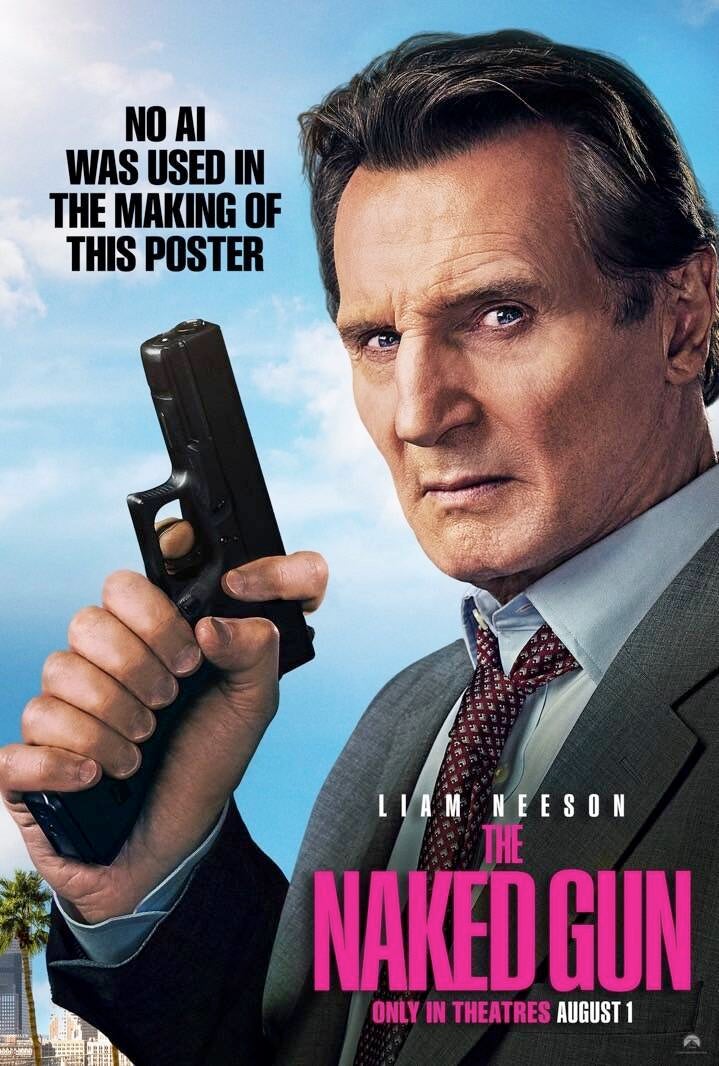 Liam Neeson tacle l’intelligence artificielle dans une campagne virale pour The Naked Gun