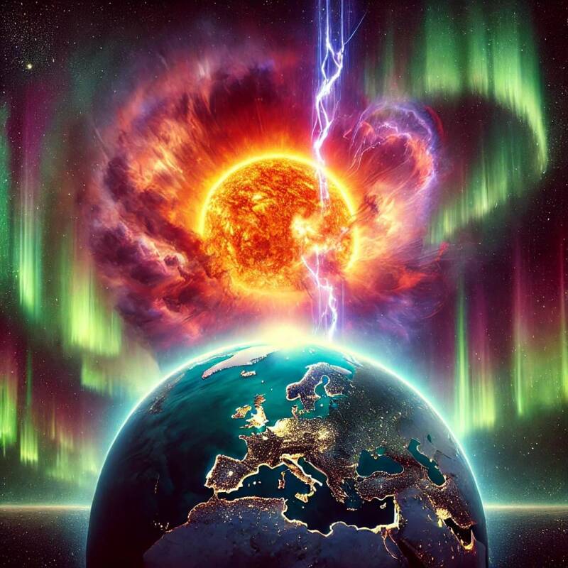 Aurores boréales attendues en France après une éruption solaire majeure