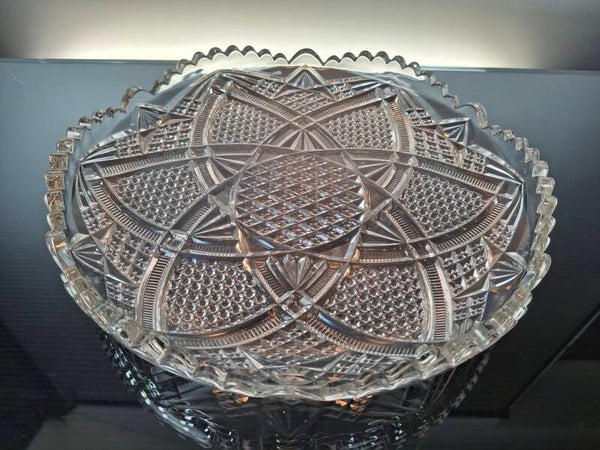 Belgian Art Deco serving plate “Gilbert- Val Saint Lambert”