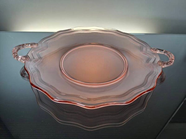 VSL Art Deco rosaline serving plate “Lunch”