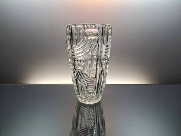 Crystal Art deco vase "Sklo union"