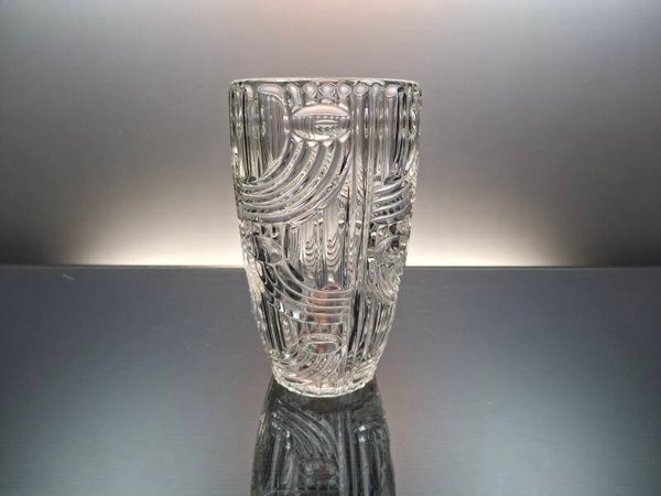 Crystal Art deco vase "Sklo union"