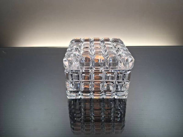 Vintage Crystal Cubist Box