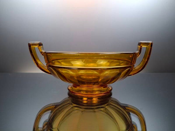 VSL amber colored Art Deco bowl “Noemie”