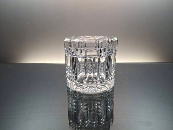 Vintage crystal lid box Val Saint Lambert “Maryse”