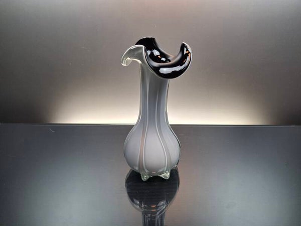 Italian vintage art crystal vase “Murano”