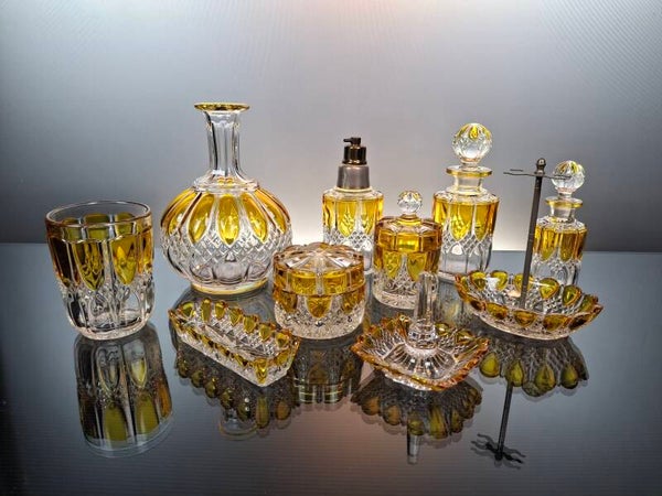 Belgian crystal toilet set “Valambert”