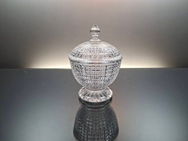 Belgian Art Deco sugar bowl “Hambourg - Val Saint Lambert”