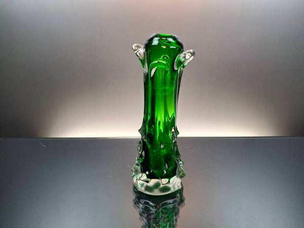 Italian vintage art crystal vase “Murano”