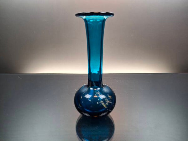 Vintage blue Art Glass Vase “Mdina”