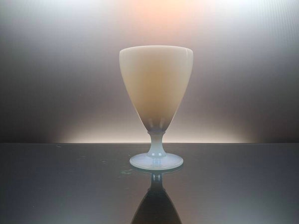 French opaline glass vase - chalice cup “Sevres”