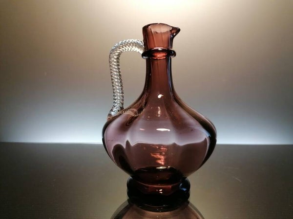 Vintage amethyst colored pouring jug “Empoli”