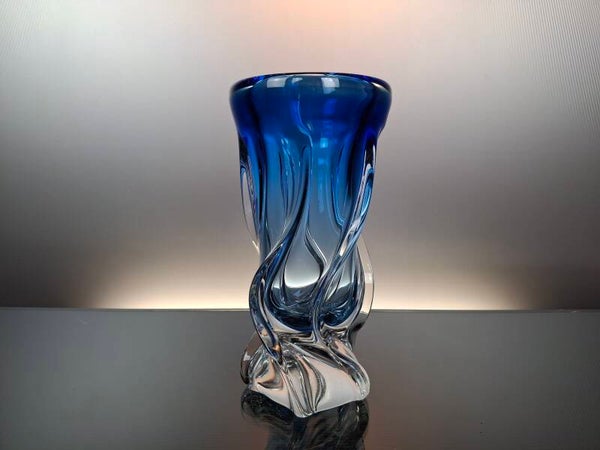 Vintage Italian crystal vase “Chambord”
