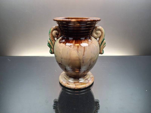 West-Germany ceramic drip glaze vase.