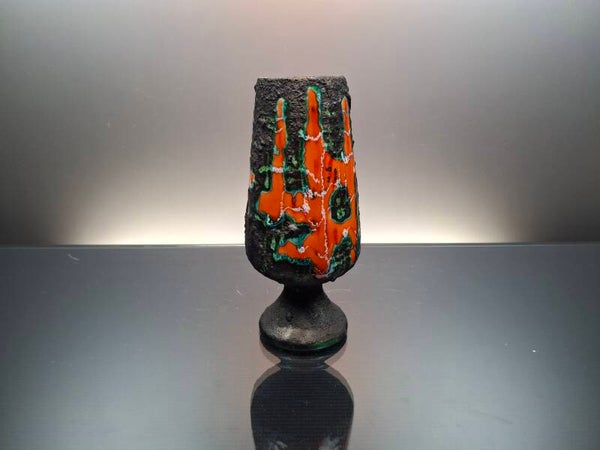Italian vintage ceramic vase “Fat lava”