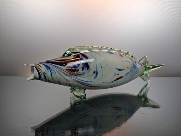 Beautiful Italian crystal fish "Murano"
