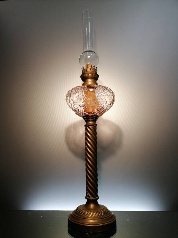 19th Century French Oil Lamp