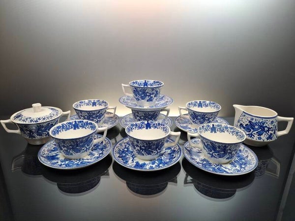 Boch Frères Ceramic coffee / tea tableware “Dragon”