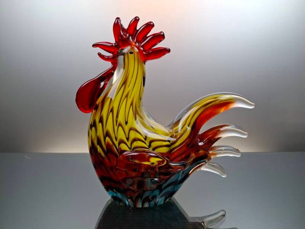 Vintage Venice art glass rooster
