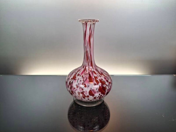 French Art deco glass vase - carafe “Clichy - Legras”