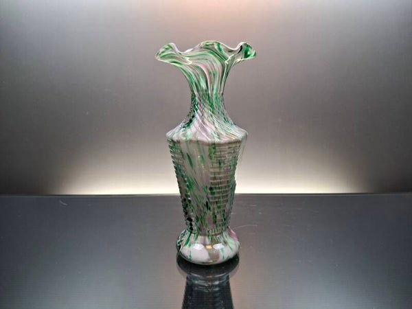 Clichy - Legras Art deco glass vase “Saxe”