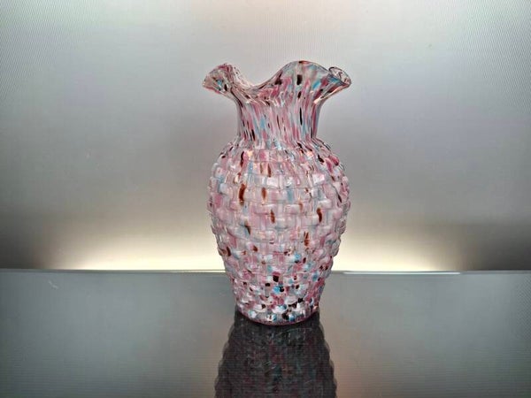 French Art deco glass vase Picard “Clichy - Legras”
