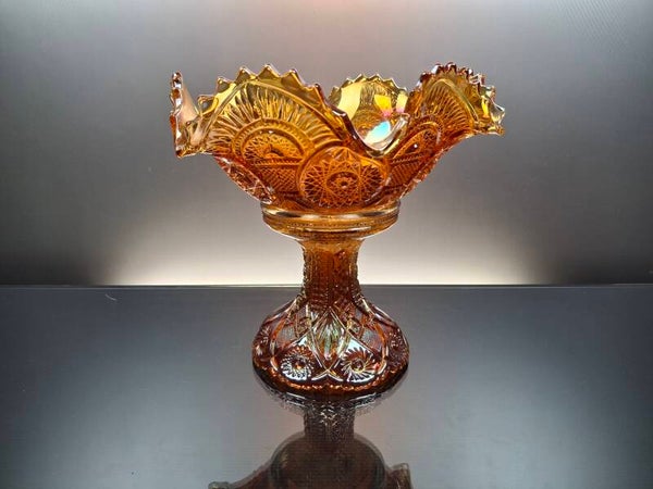 American Marigold carnival colored fruit bowl