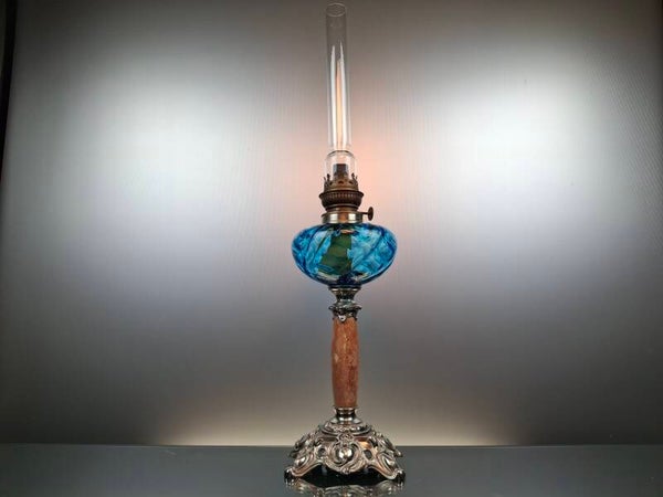 19th Century French Oil Lamp