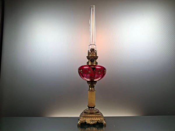19th Century French Oil Lamp