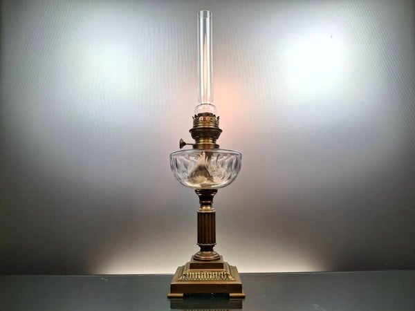 19th Century French Oil Lamp “Baccarat”