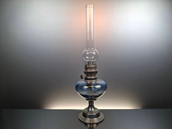 Belgian / French pewter Oil Lamp