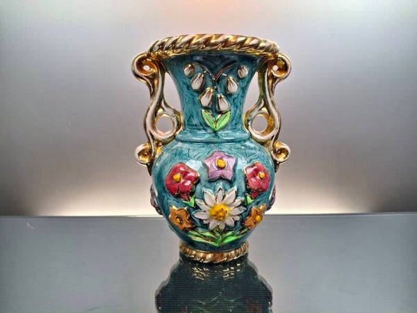 Belgian vintage ceramic vase “Henri Bequet”